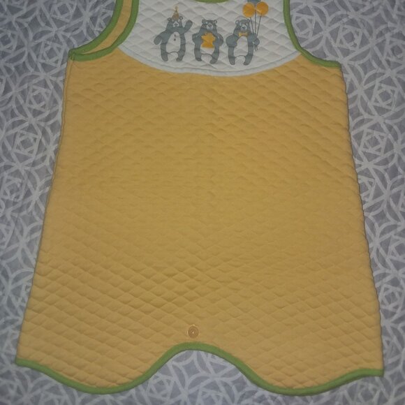 Cute quilted cotton sleepsack wearable blanket (romper), NEW - Picture 2 of 2